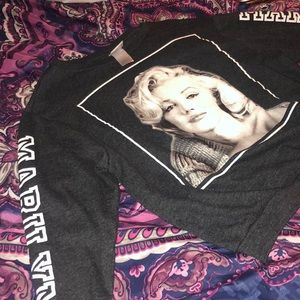 long sleeve marilyn monroe shirt